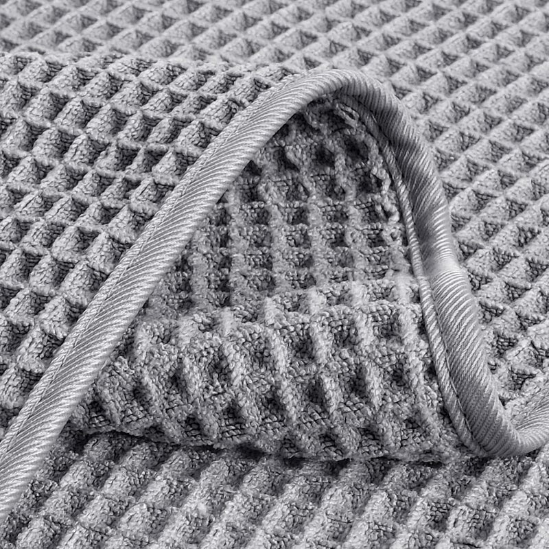 Polyte 430 GSM Microfiber Lint Free Hand Towel, 16 x 30 in, 4 Pack (Waffle Weave) - Image 4